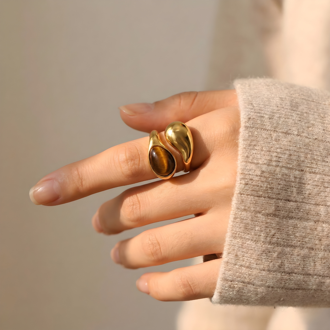 Anillo Talismán Ojo de Tigre