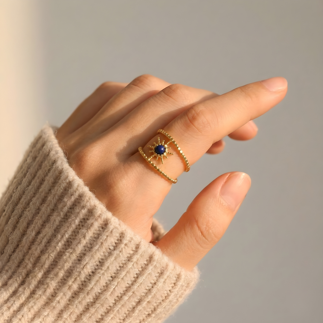 Anillo Intuición- Lapislázuli