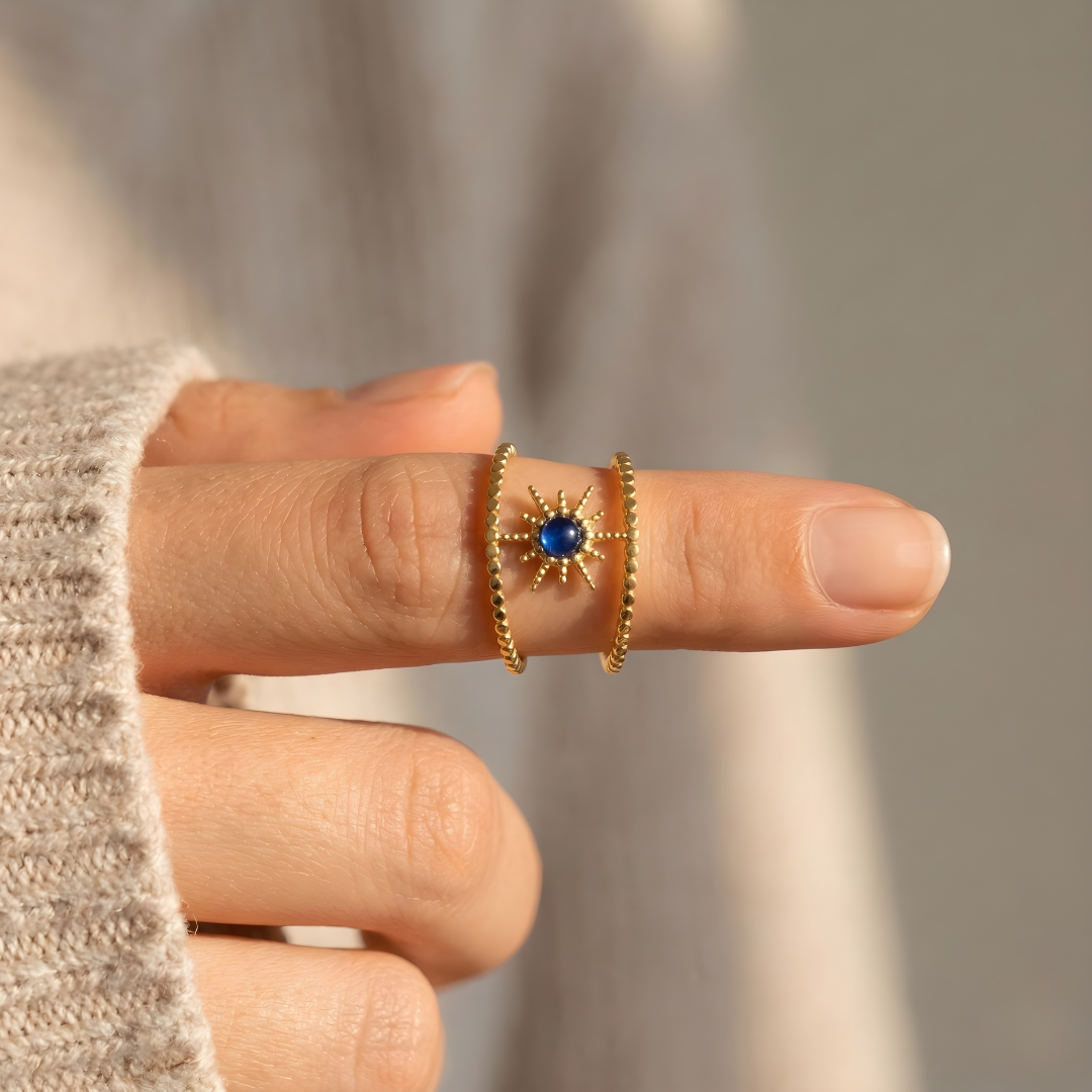 Anillo Intuición- Lapislázuli