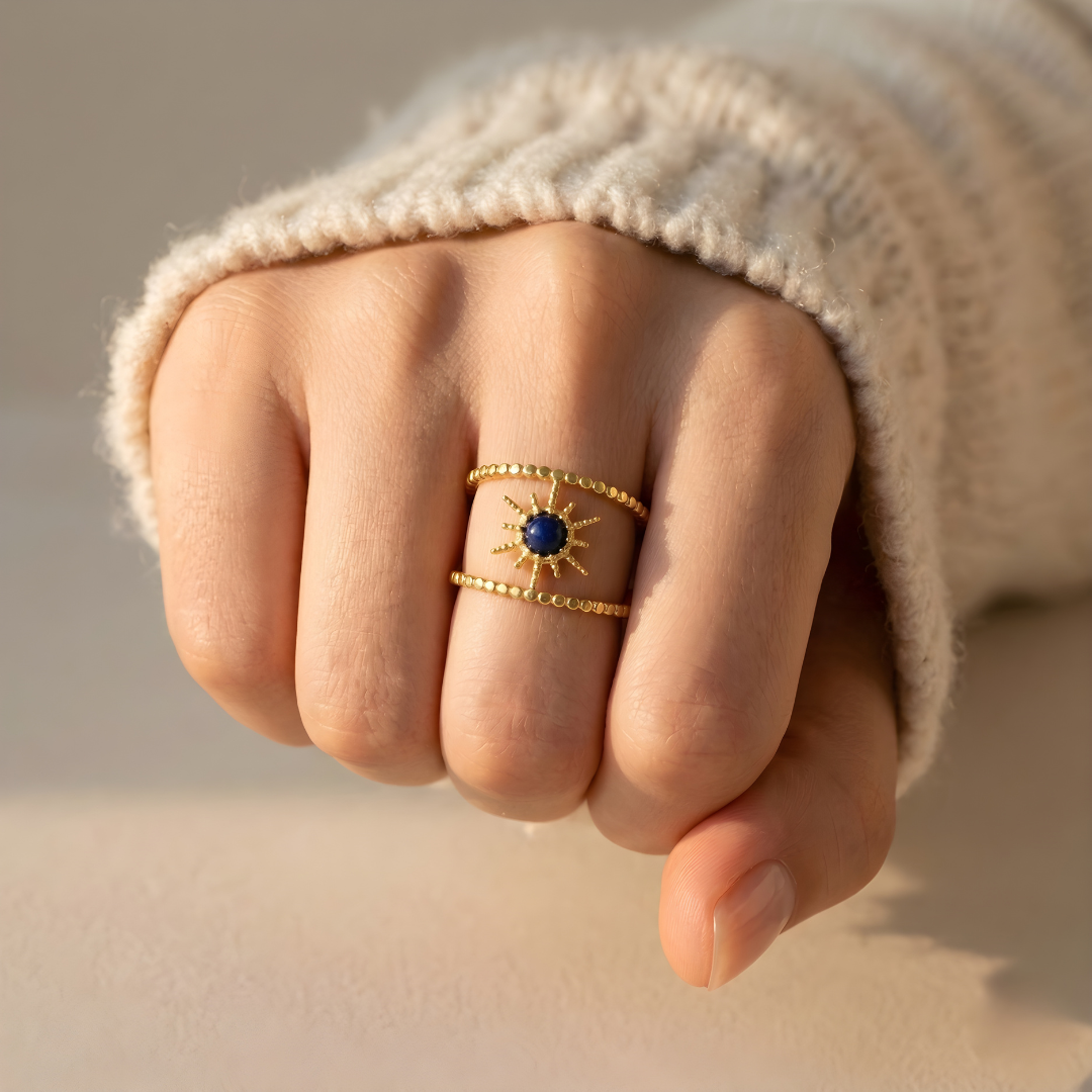 Anillo Intuición- Lapislázuli