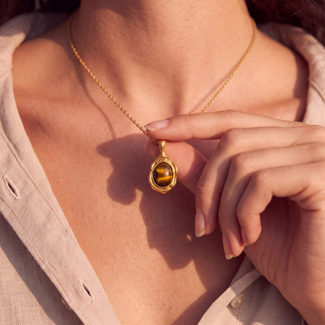 Collar Intuición – Ojo de Tigre