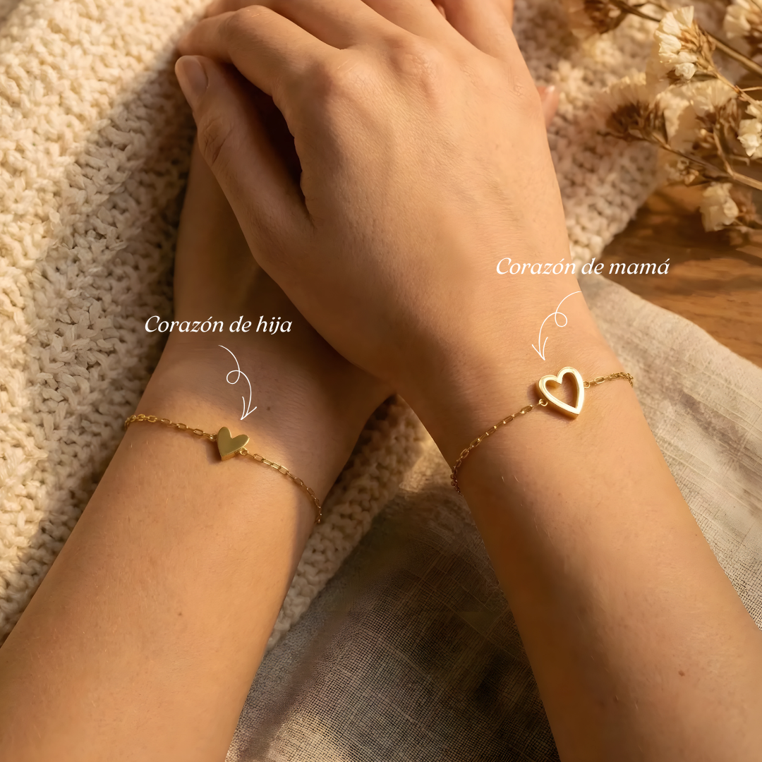 Pulseras Parte de Mi Corazón – Madre e Hija