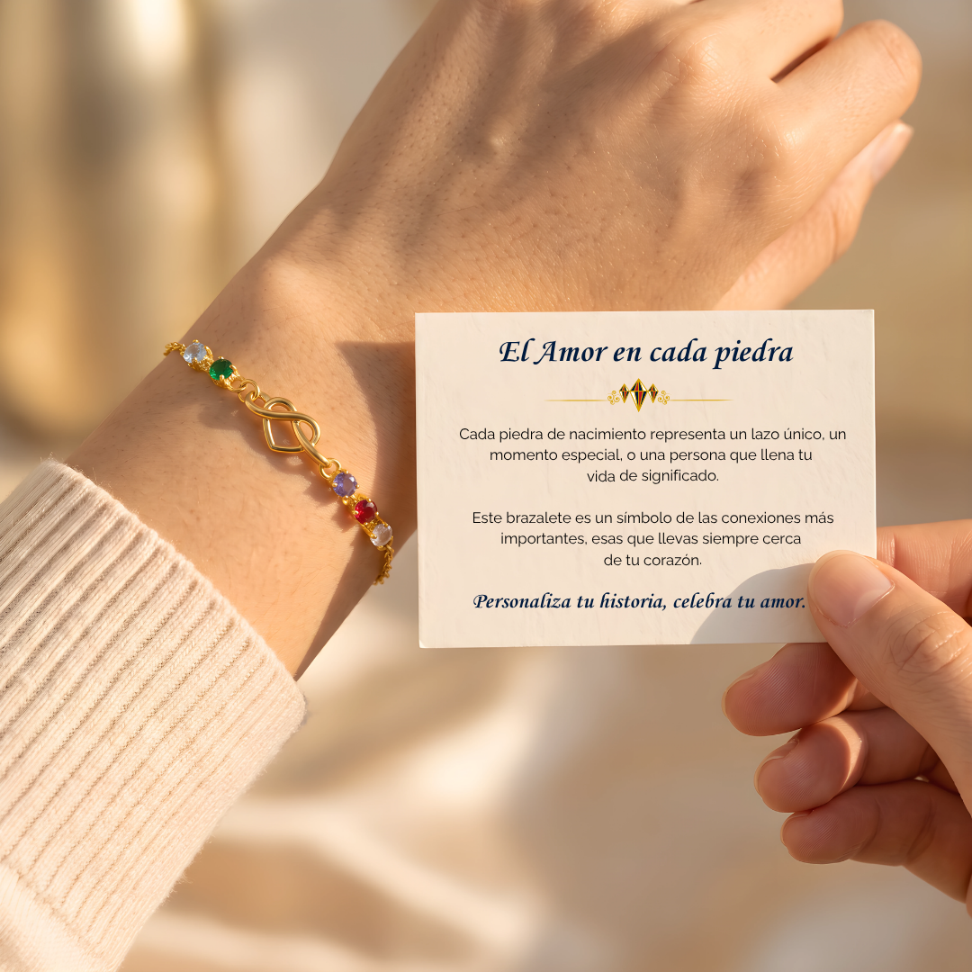 Pulsera Lazo Eterno - Personalizable