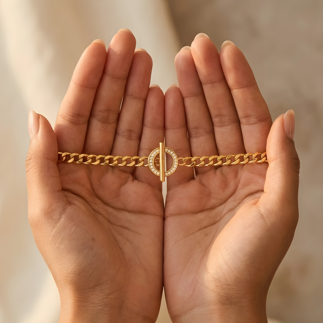 Pulsera Hebilla Dorada