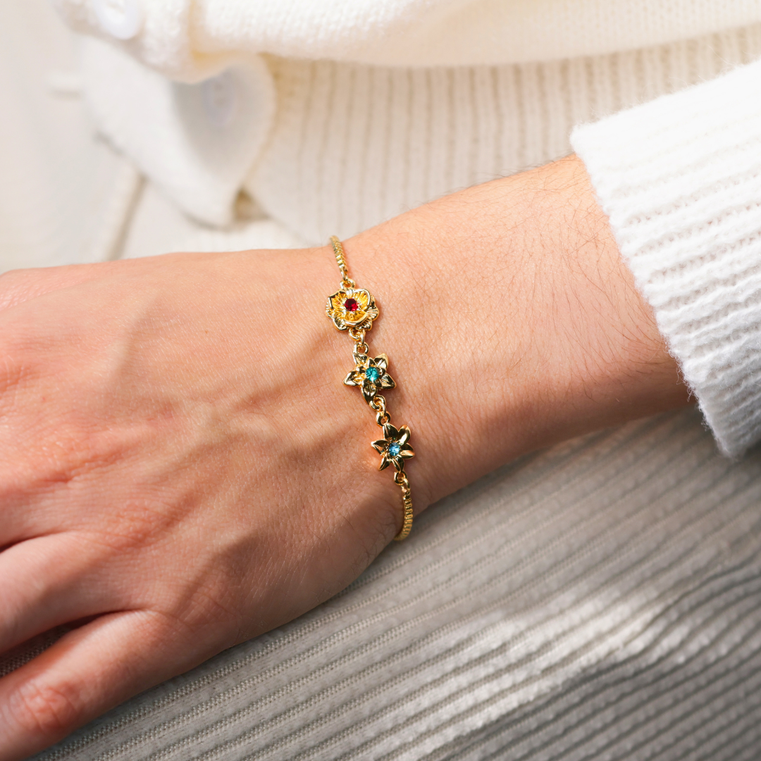 Pulsera Flores de Vida - Personalizable