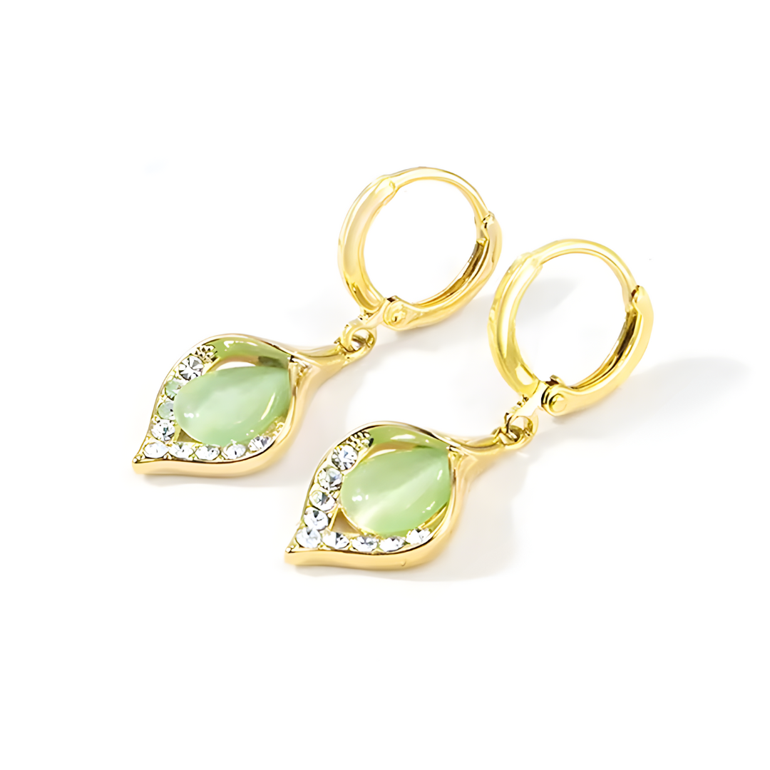 Aretes Crystal Diamond  - Plata de ley 925