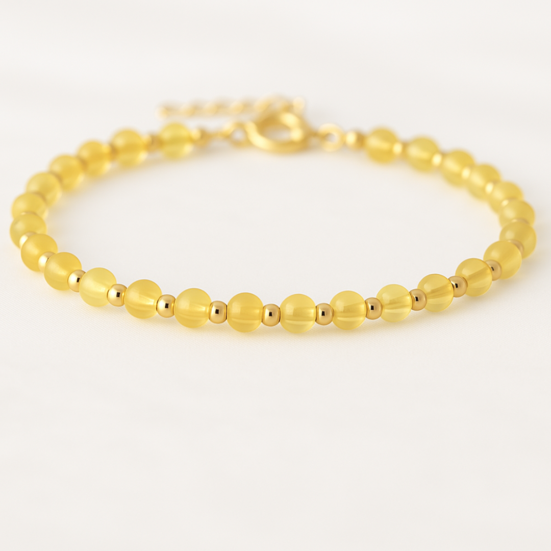Pulsera Alegría y Transmutación de Citrino Natural