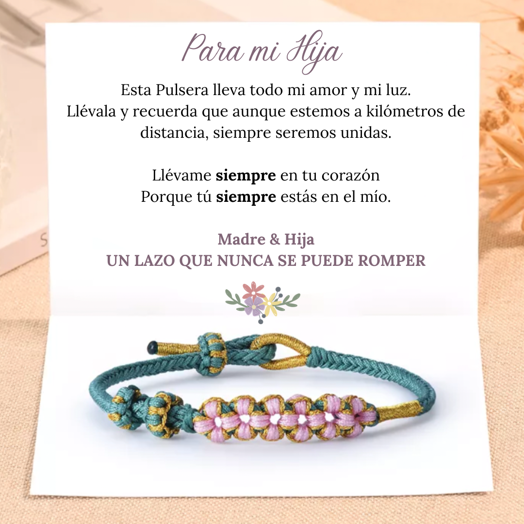 Pulsera Nudo de Flor - Madre & Hija