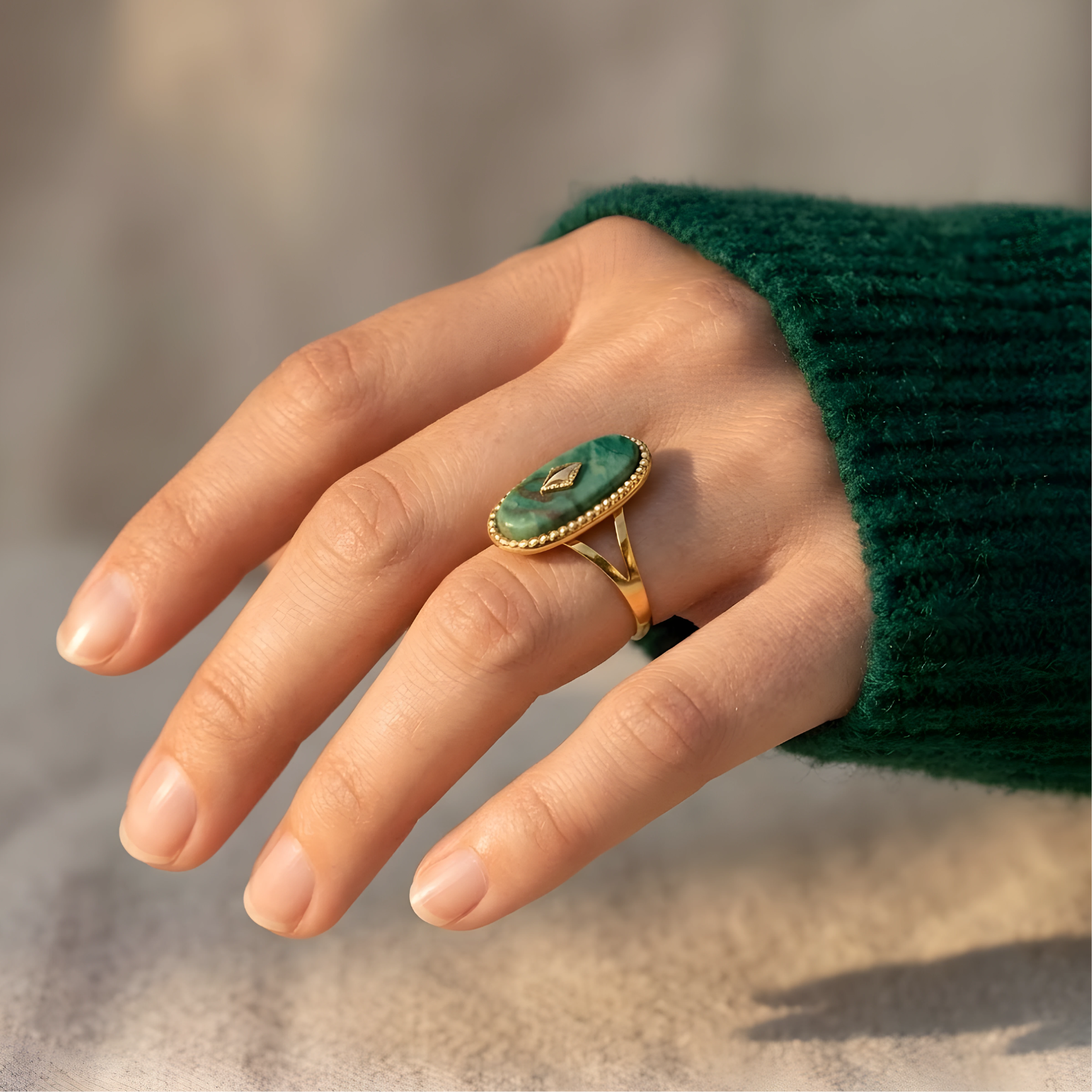 Anillo Amuleto Jade
