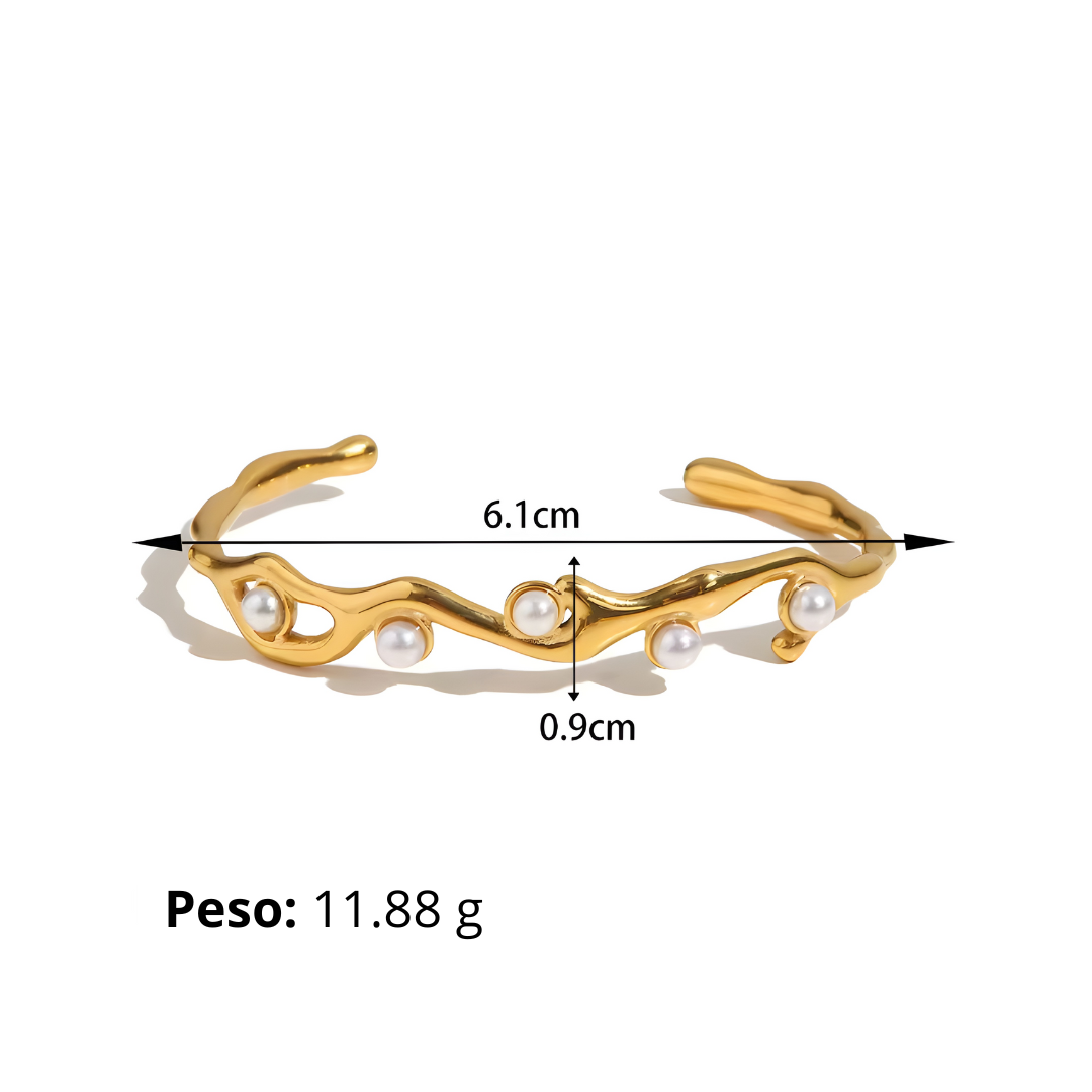 Pulsera Golden Pearl