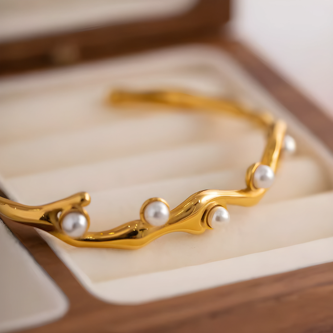 Pulsera Golden Pearl