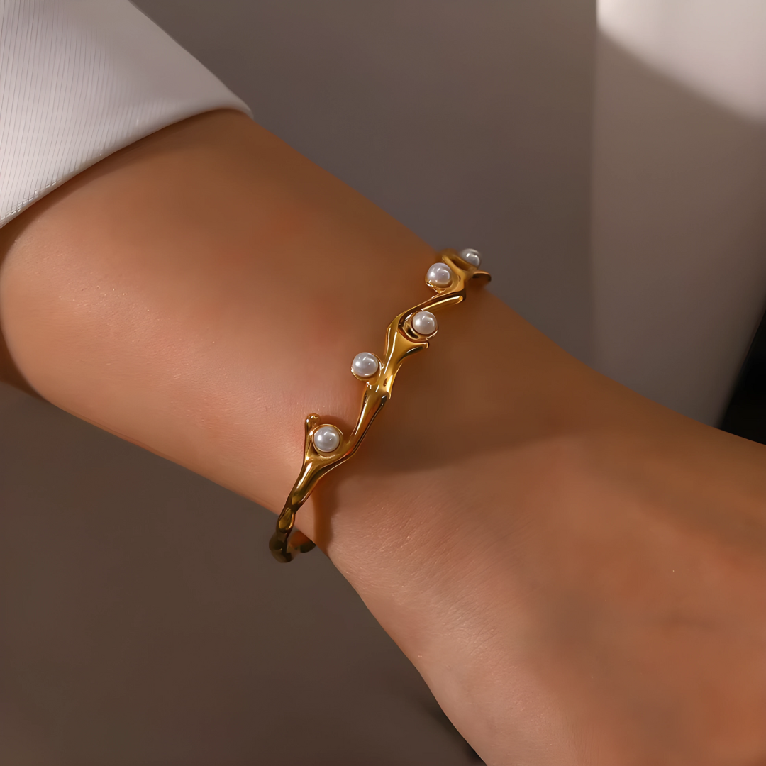 Pulsera Golden Pearl