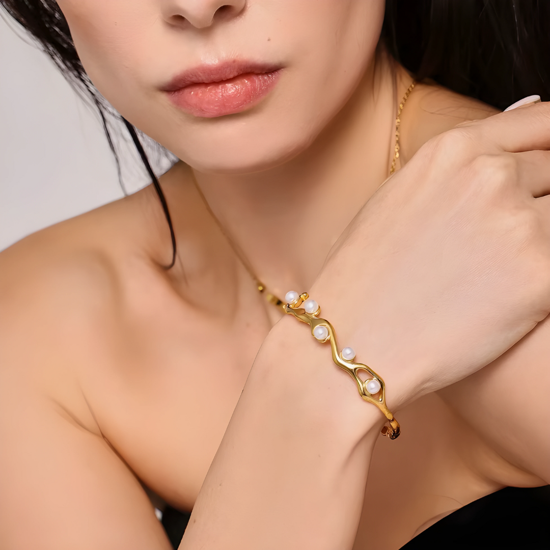 Pulsera Golden Pearl