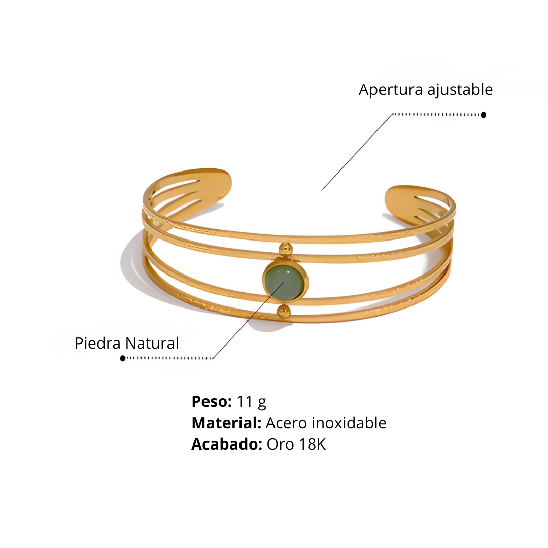 Pulsera Aventurina Verde