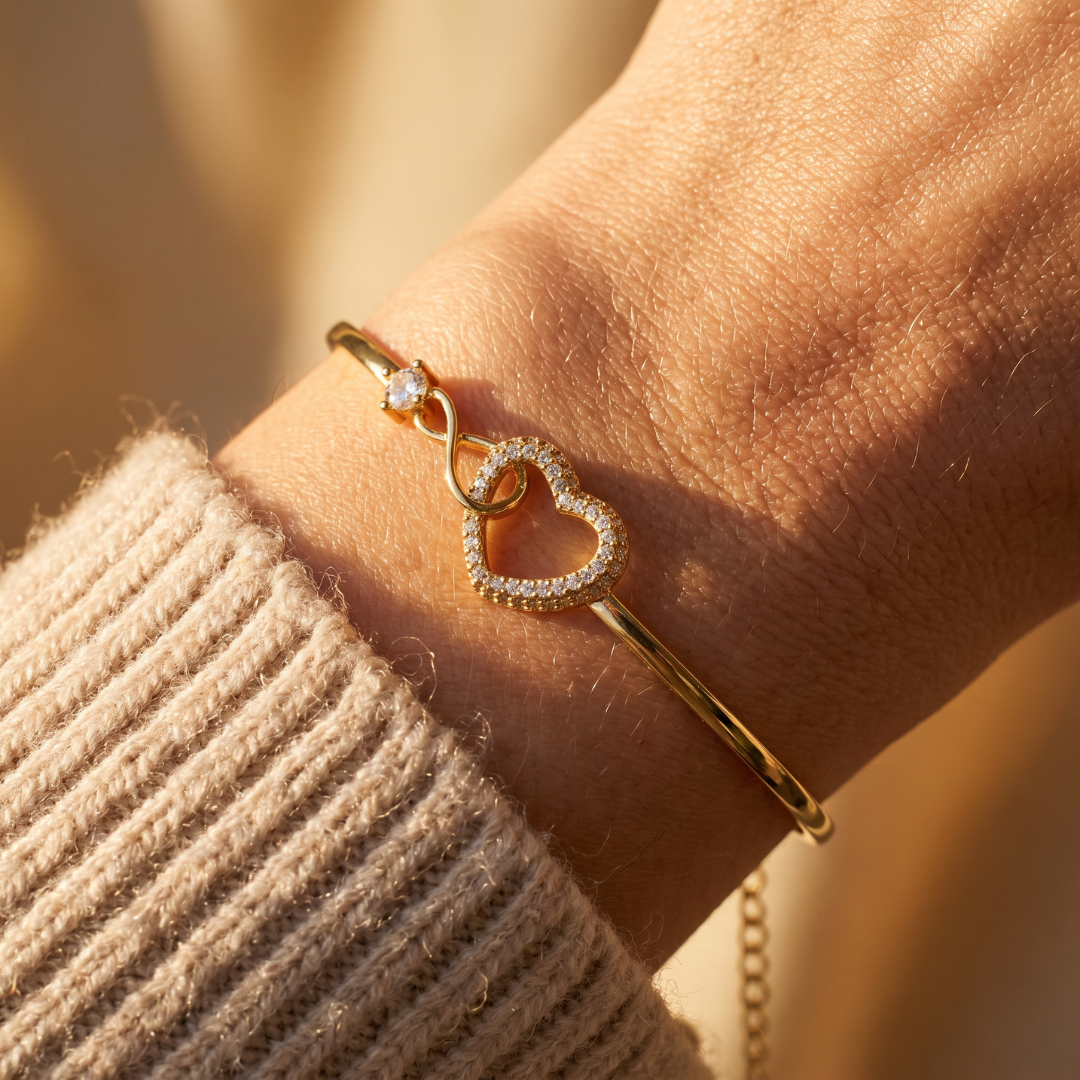 Pulsera Corazón Infinity