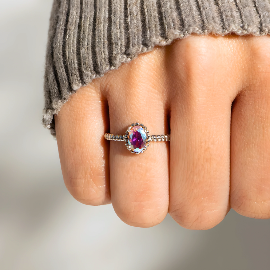 Anillo Topacio Místico