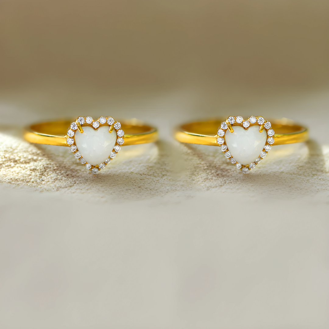 Anillo Corazón Ópalo