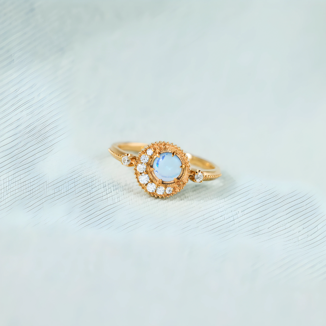 Anillo Piedra Lunar
