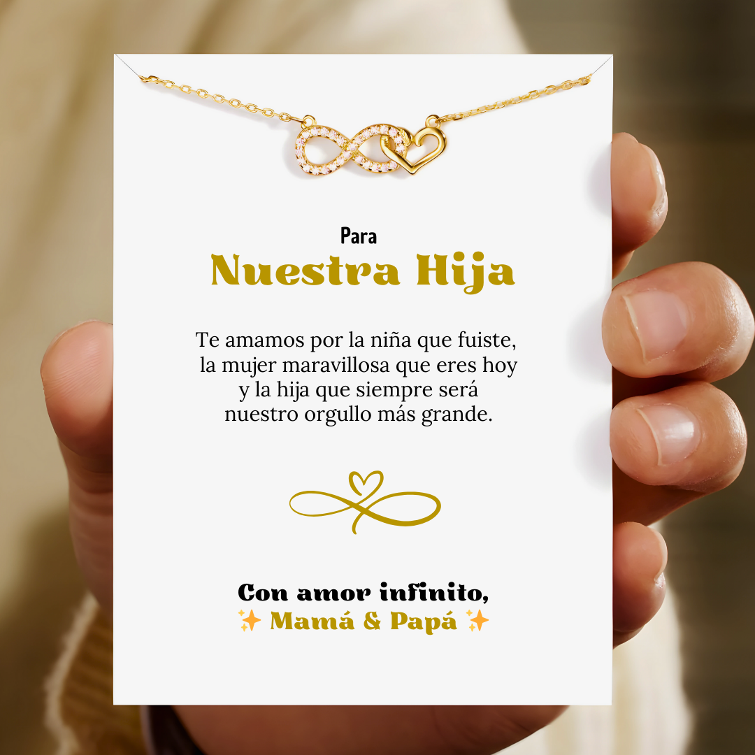 Collar Amor Infinito – Para Mi Hija