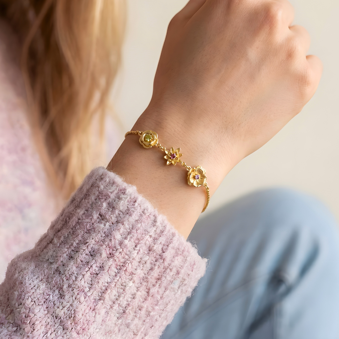 Pulsera Flores de Vida - Personalizable
