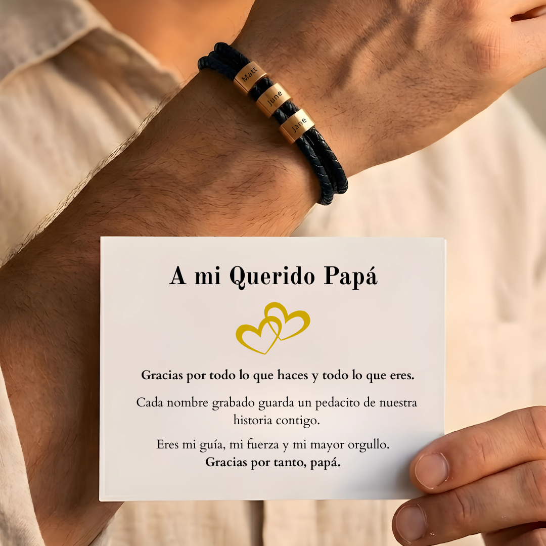 Pulsera Gracias, Papá