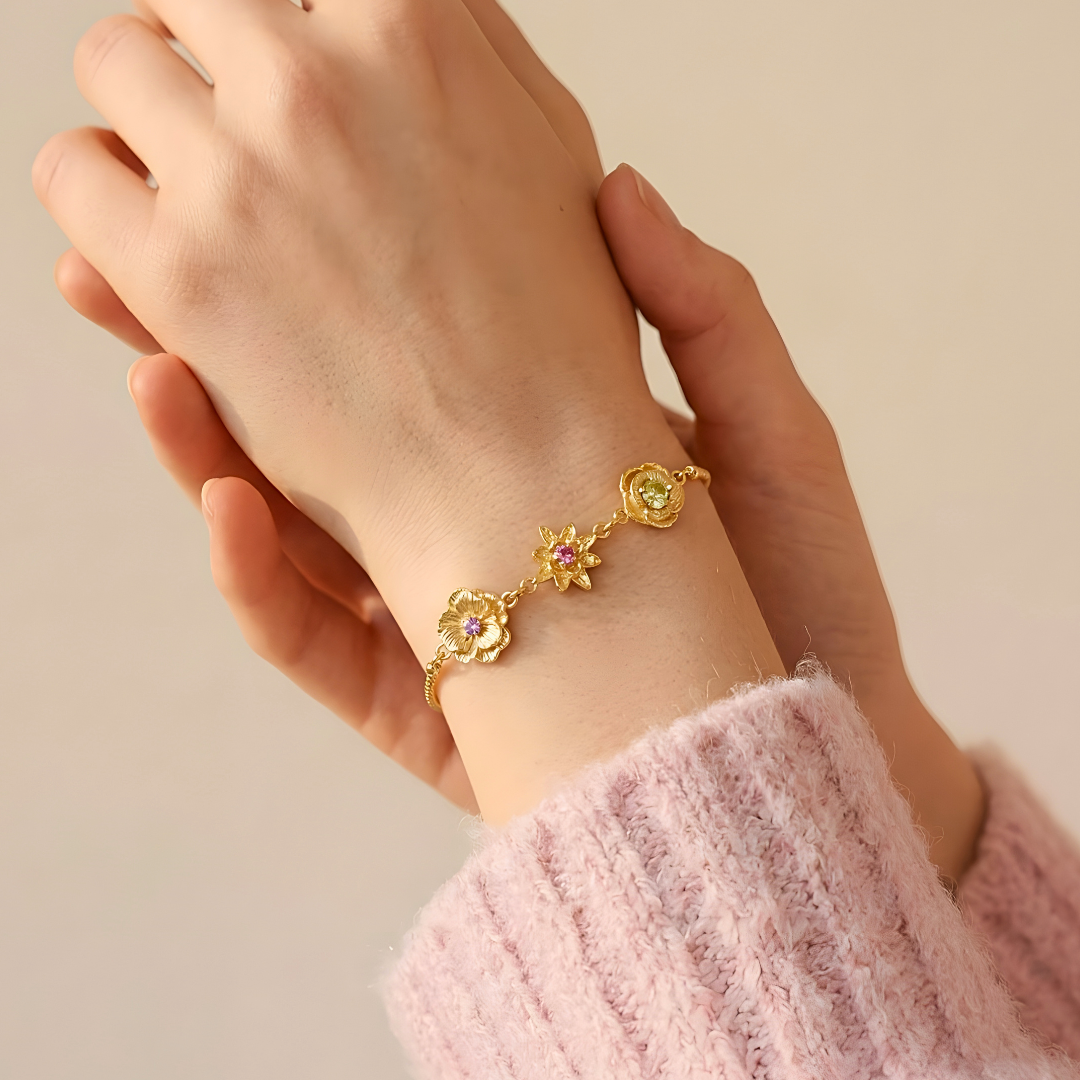Pulsera Flores de Vida - Personalizable
