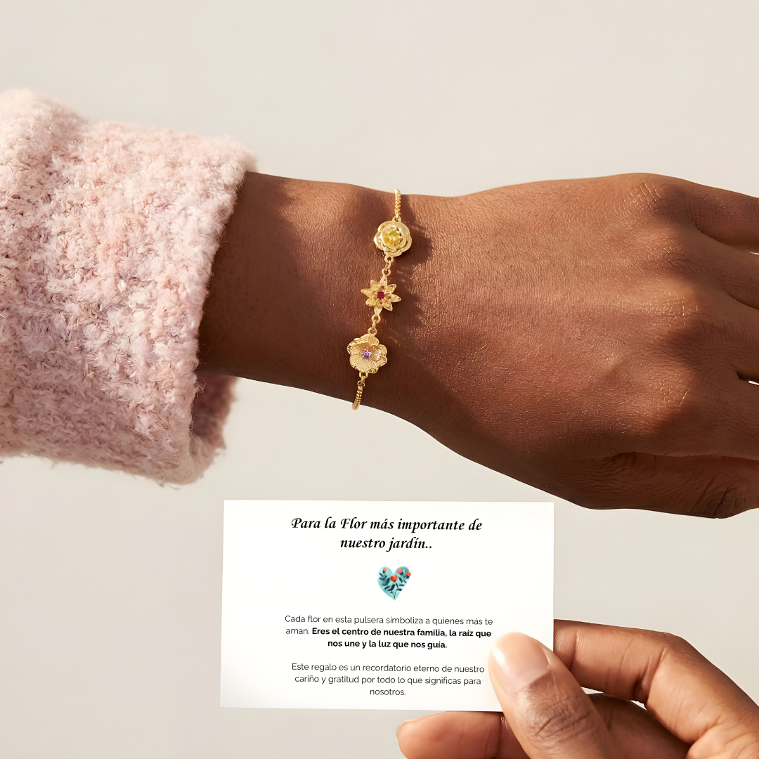 Pulsera Flores de Vida - Personalizable