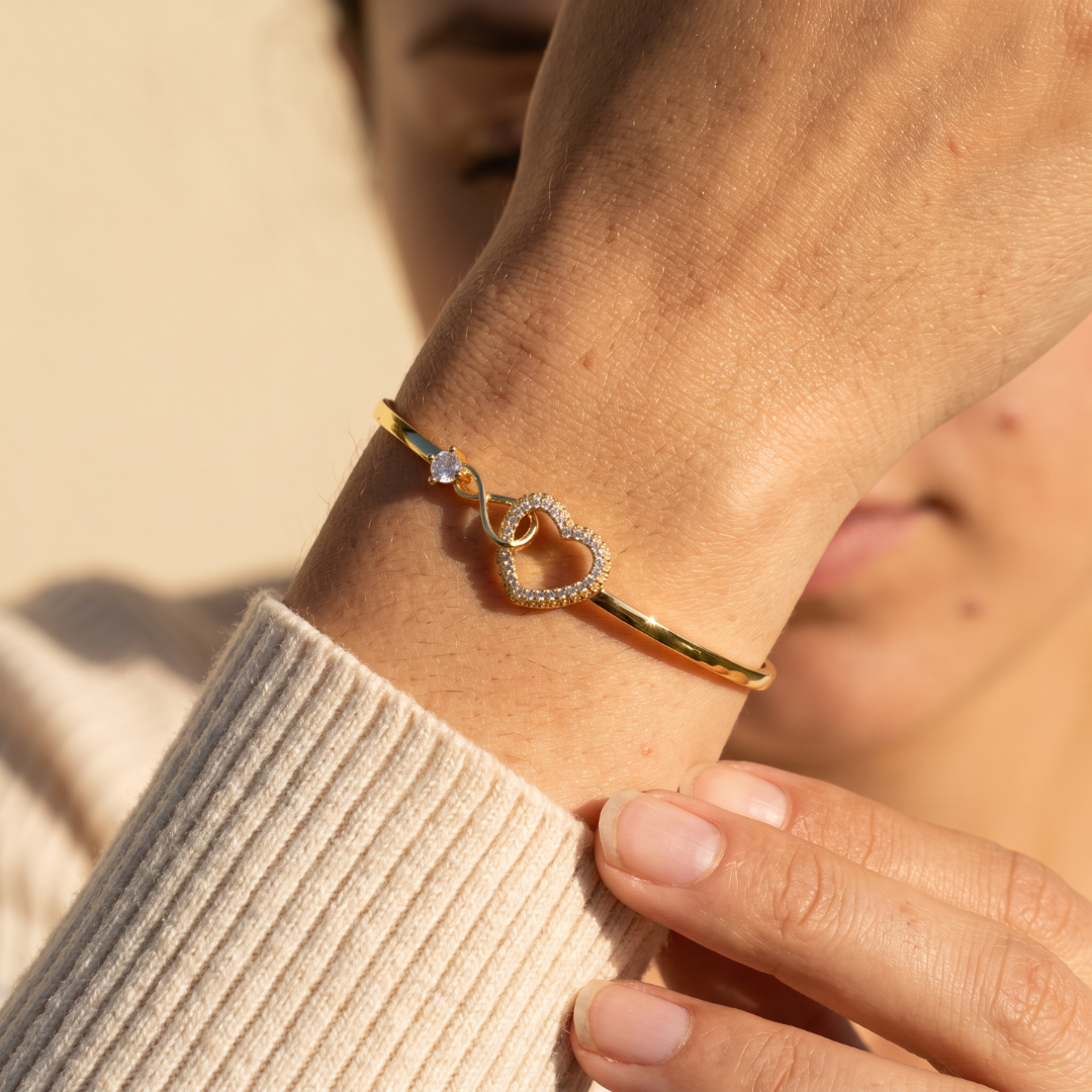 Pulsera Corazón Infinity