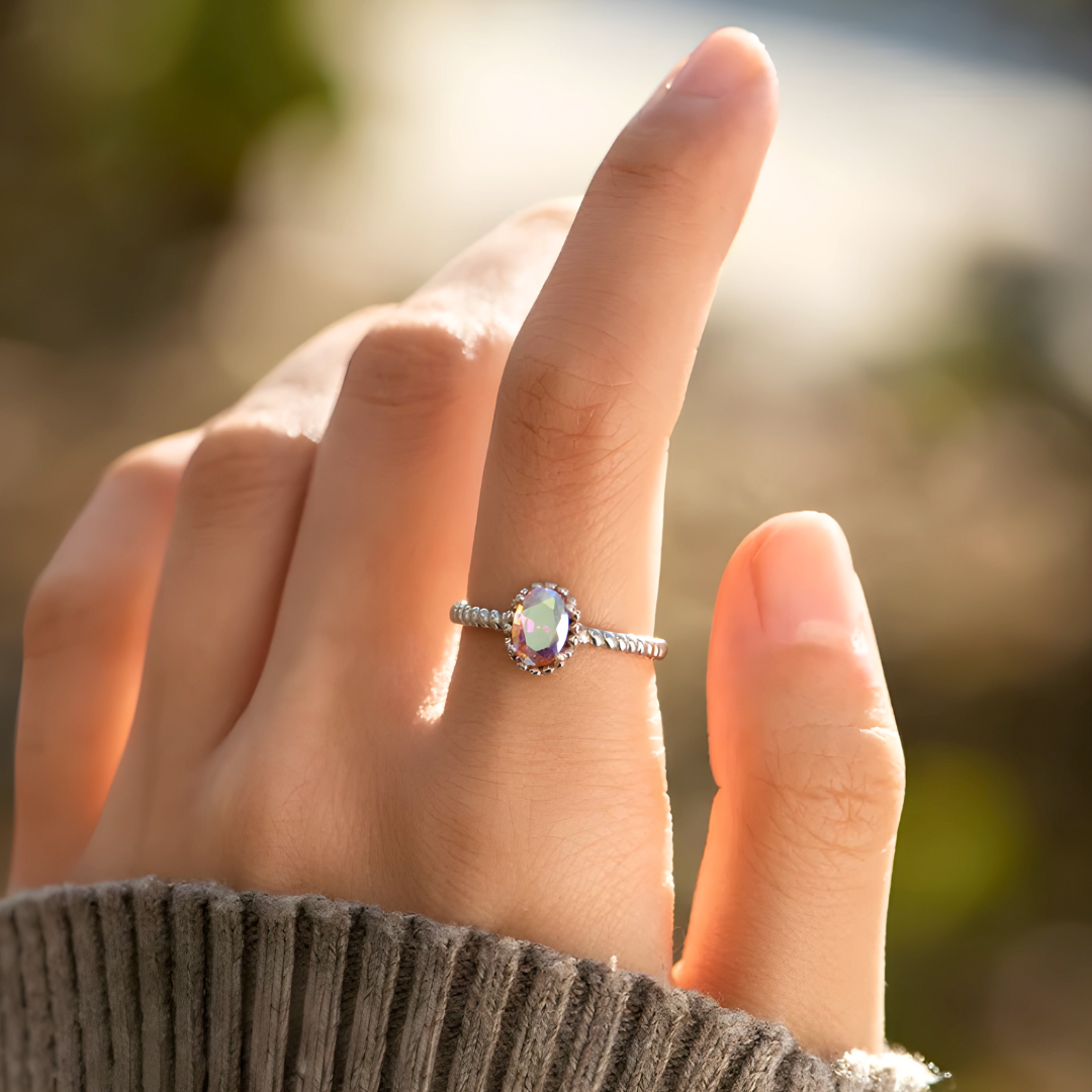 Anillo Topacio Místico