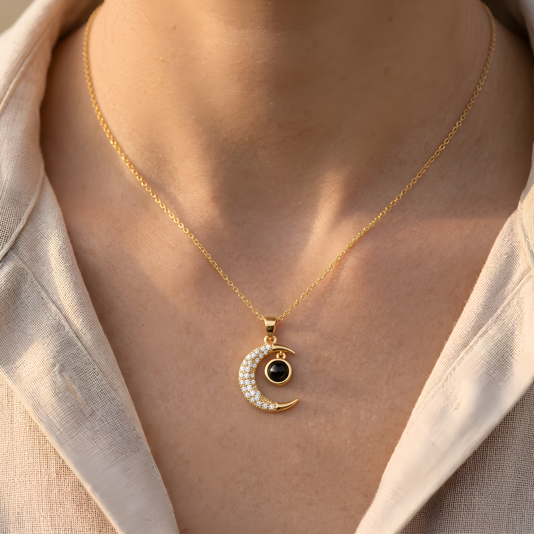 Collar Bajo la Misma Luna- Personalizado