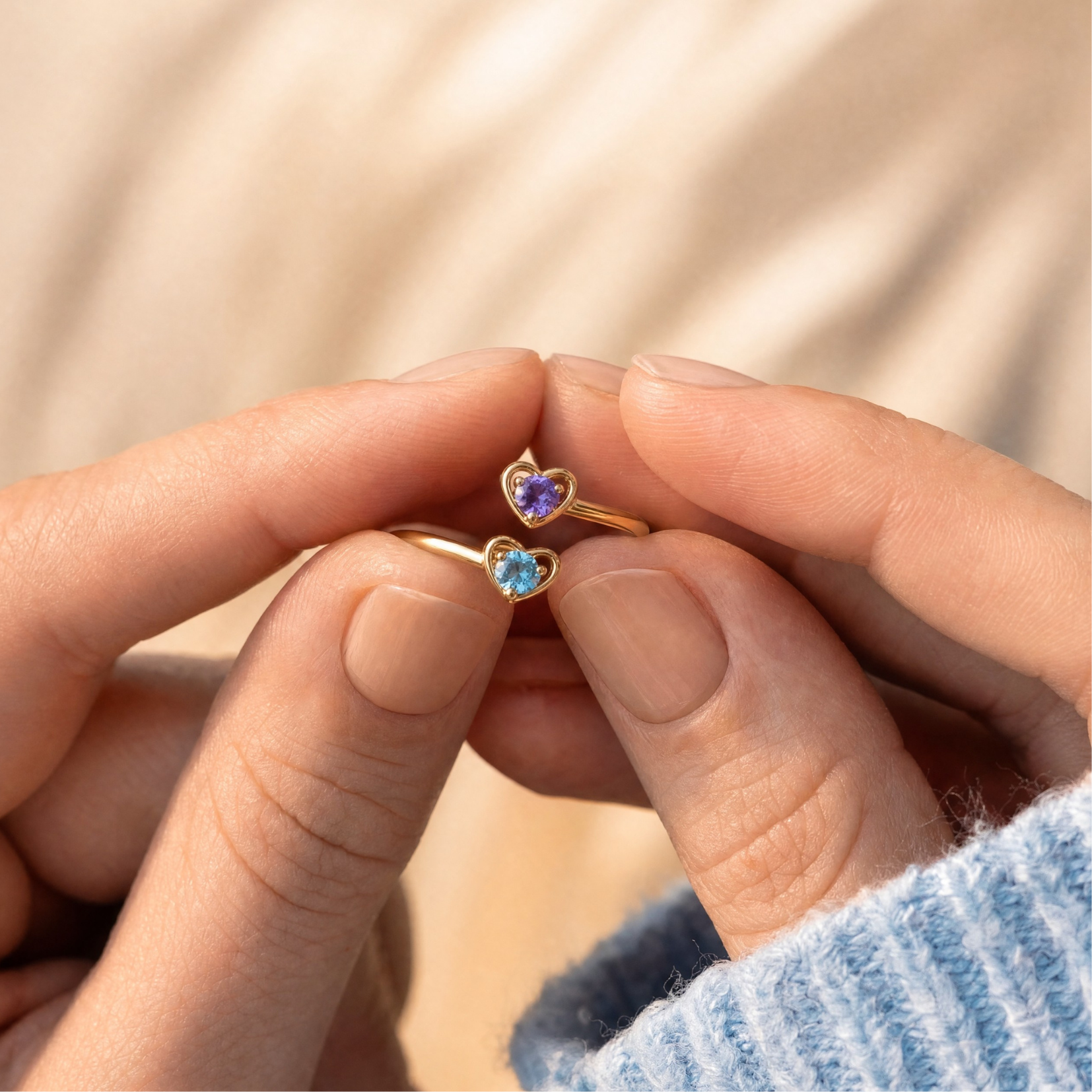 Anillo Dos Corazones – Personalizado