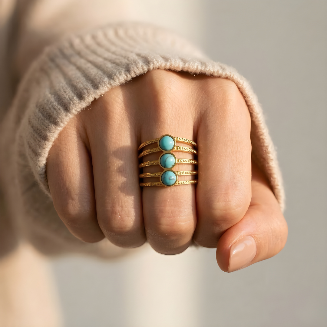 Anillo Talismán Turquesa