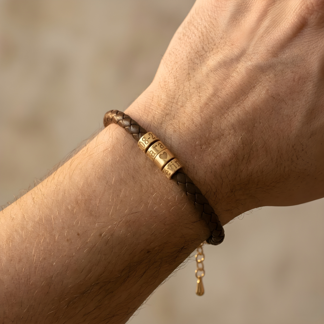 Pulsera El Mejor Papá- Personalizable