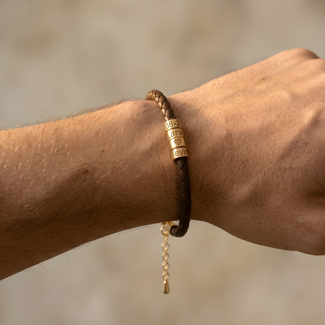 Pulsera El Mejor Papá- Personalizable