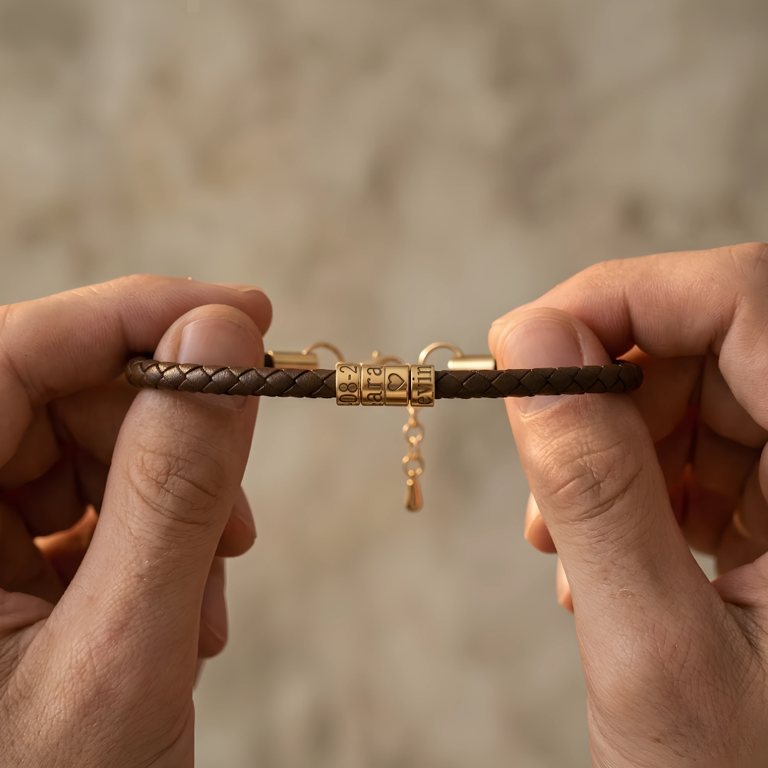 Pulsera El Mejor Papá- Personalizable