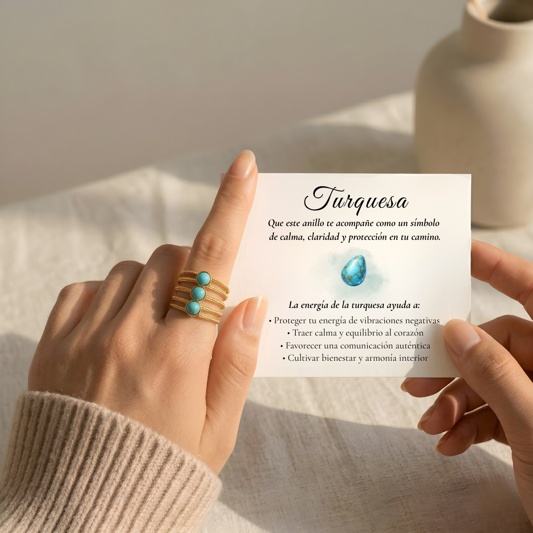 Anillo Talismán Turquesa