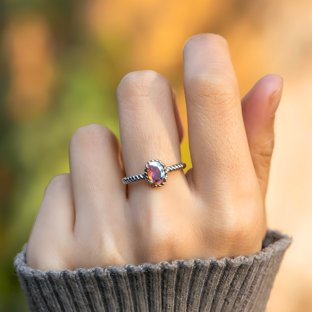 Anillo Topacio Místico