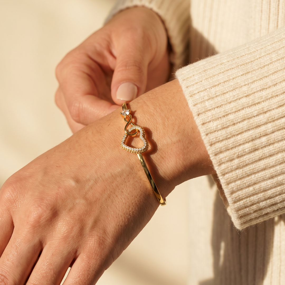 Pulsera Corazón Infinity