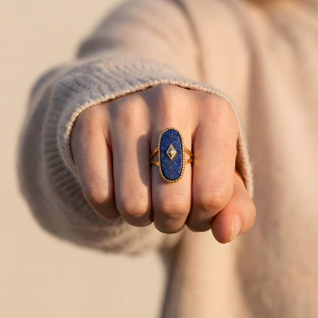 Anillo Amuleto – Lapislázuli