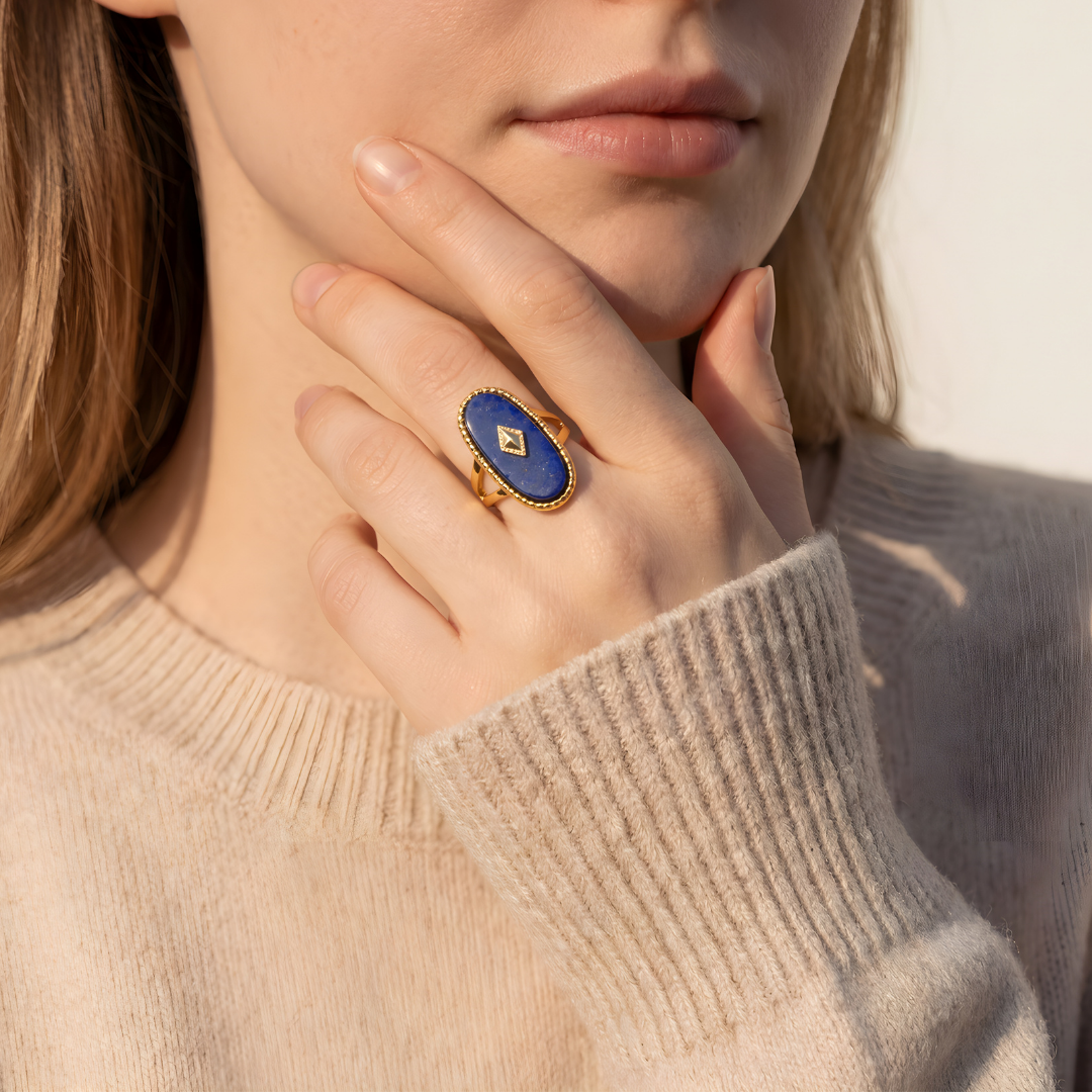 Anillo Amuleto – Lapislázuli