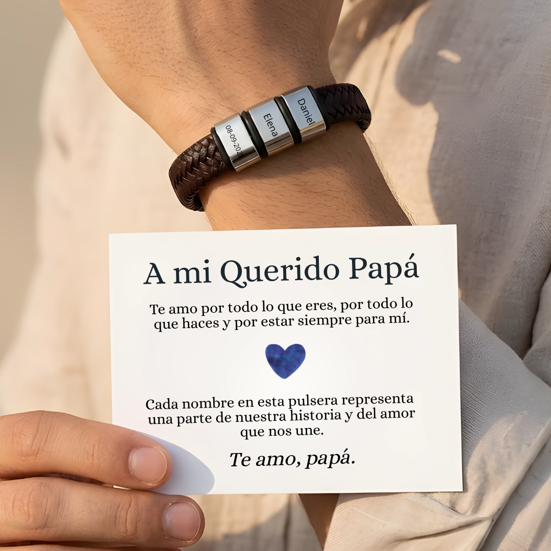 Pulsera Te Amo, Papá