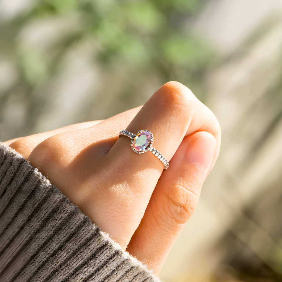 Anillo Topacio Místico