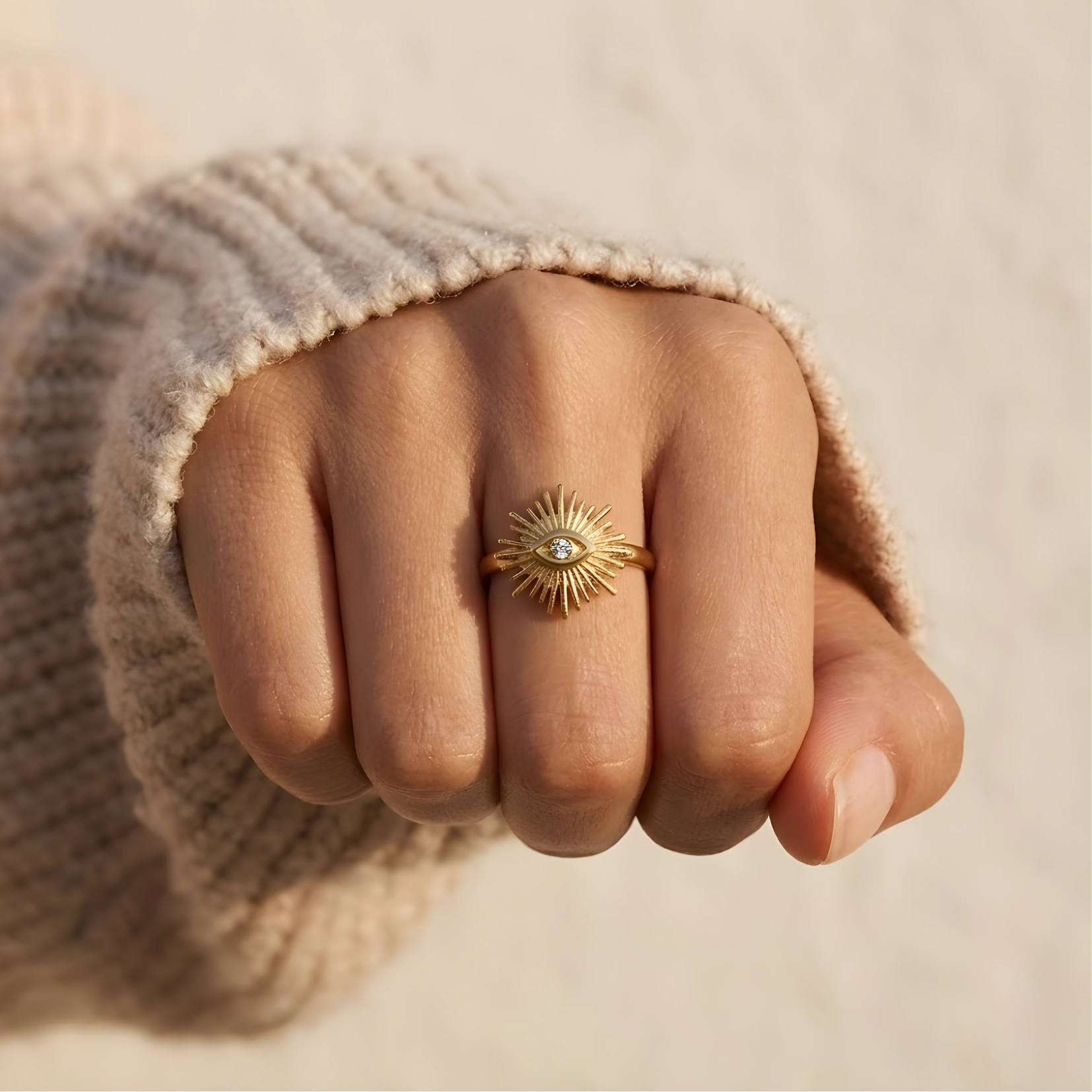 Anillo Ojo Dorado