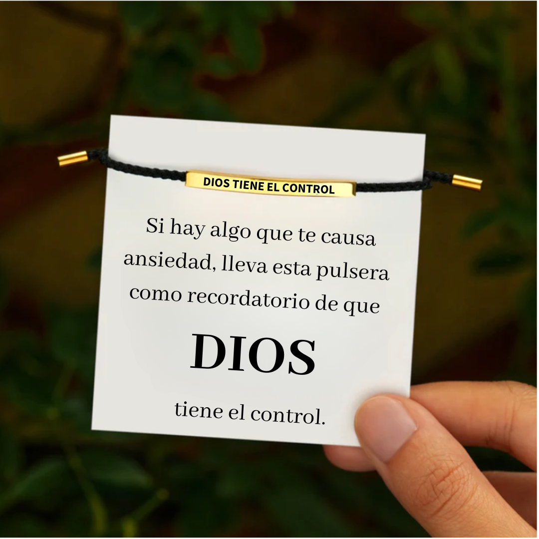 Pulsera Protectora - Dios tiene el control