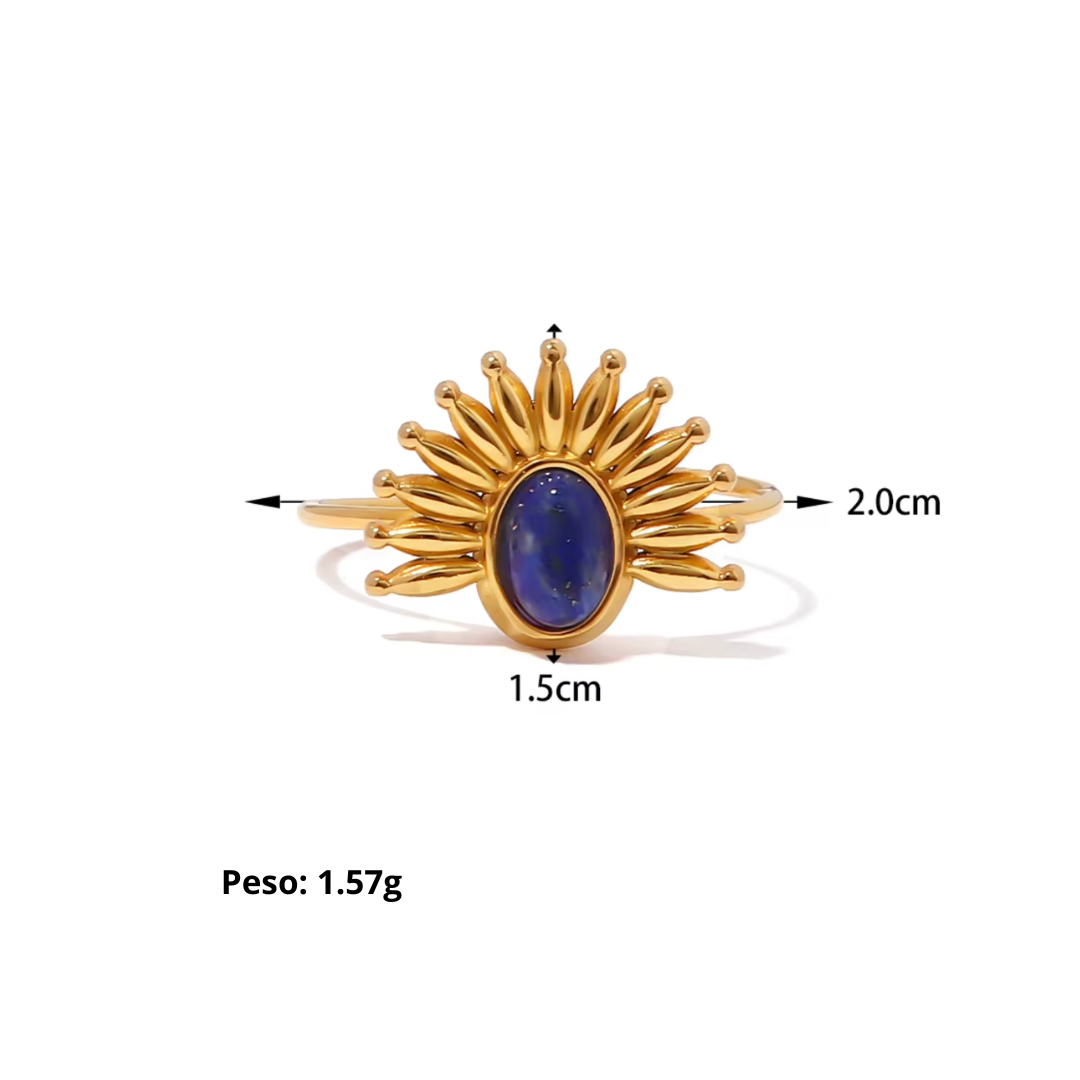Anillo Talismán Lapislázuli