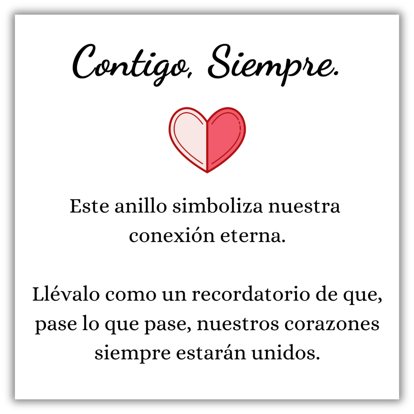 Anillo Siempre Contigo