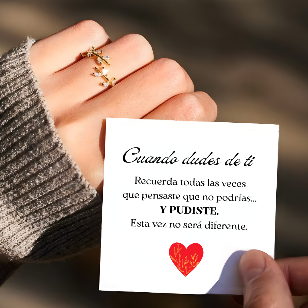 Anillo Cree en ti