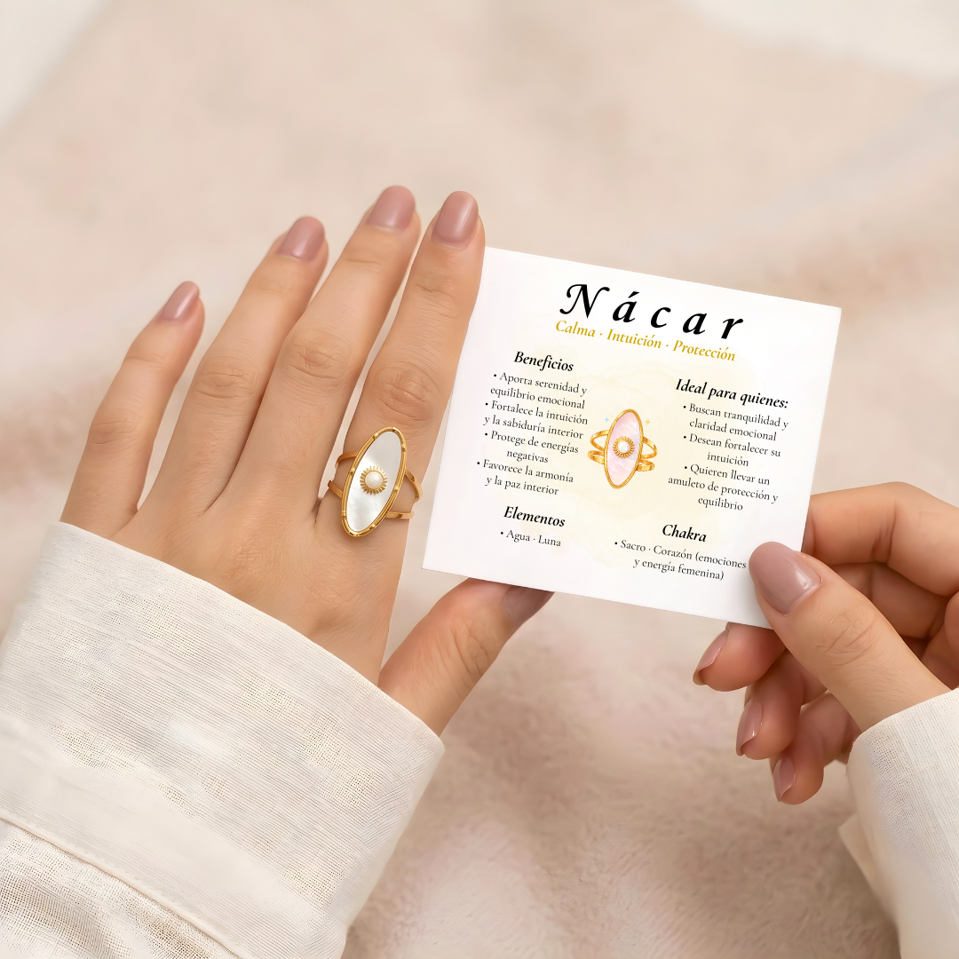 Anillo Talismán de Nácar
