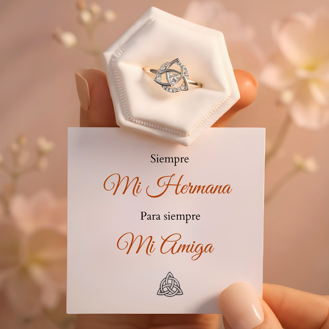 Anillo Vínculo - Hermana y Amiga