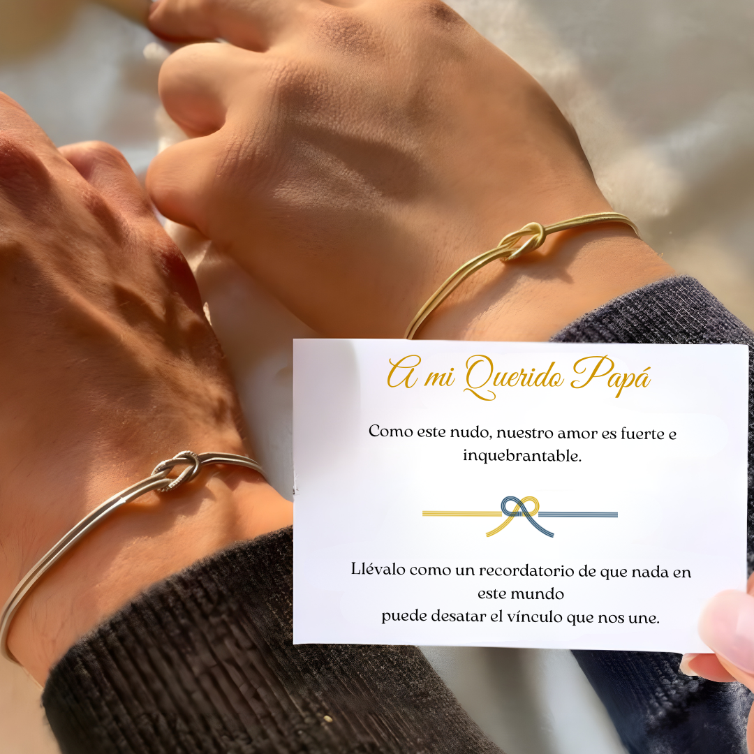 Pulsera Nudo Eterno - A mi Papá